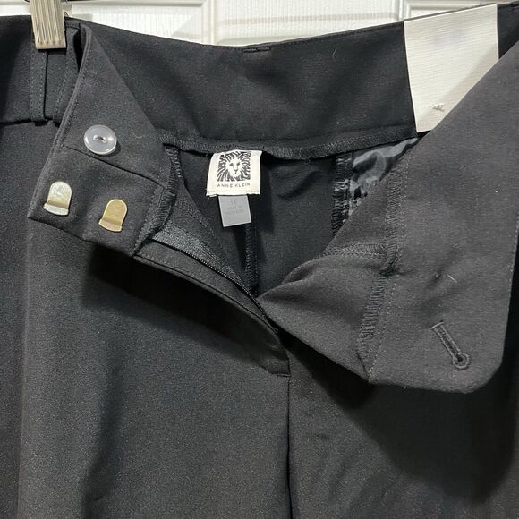 Anne Klein Women’s Pants Straight Leg Black Size 14, Back Pockets, New With Tags - Picture 4 of 7